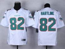 Nike Miami Dolphins -82 Brian Hartline White NFL New Elite Jersey