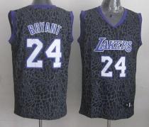 Los Angeles Lakers -24 Kobe Bryant Purple Crazy Light Stitched NBA Jersey