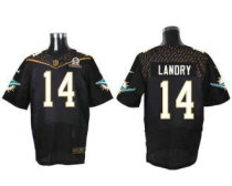 Nike Miami Dolphins -14 Jarvis Landry Black 2016 Pro Bowl Stitched NFL Elite Jersey
