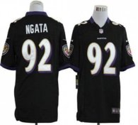 Nike Ravens -92 Haloti Ngata Black Alternate Men Stitched NFL Game Jersey