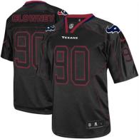 Nike Houston Texans #90 Jadeveon Clowney Lights Out Black Men's Stitched NFL Elite Jersey