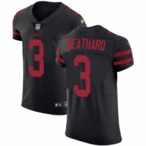 Nike 49ers -3 CJ Beathard Black Alternate Stitched NFL Vapor Untouchable Elite Jersey