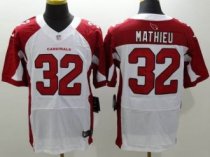 Nike Arizona Cardinals -32 Tyrann Mathieu White Men's Stitched NFL Elite Jersey