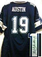 Nike Dallas Cowboys #19 Miles Austin Navy Blue Team Color Men's Stitched NFL Elite Autographed Jerse