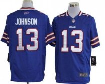 Nike Bills -13 Steve Johnson Royal Blue Team Color Stitched NFL Game Jersey