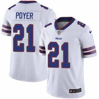 Nike Bills -21 Jordan Poyer White Stitched NFL Vapor Untouchable Limited Jersey