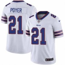 Nike Bills -21 Jordan Poyer White Stitched NFL Vapor Untouchable Limited Jersey