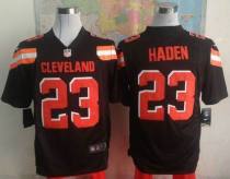 Nike Cleveland Browns -23 Joe Haden Brown Team Color Stitched NFL Game Jersey