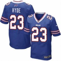 Nike Bills -23 Micah Hyde Royal Blue Team Color Stitched NFL New Elite Jersey