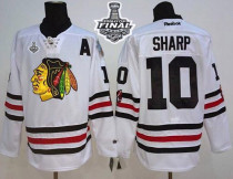 Chicago Blackhawks -10 Patrick Sharp White 2015 Winter Classic 2015 Stanley Cup Stitched NHL Jersey