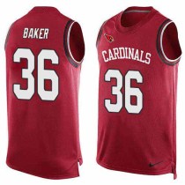 Nike Cardinals -36 Budda Baker Red Team Color Stitched NFL Limited Tank Top Jersey