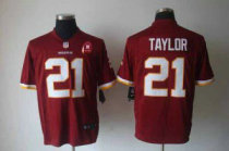 Nike Redskins -21 Sean Taylor Burgundy Red Team Color With 80TH Patch Stitched NFL Game Jersey