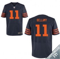 Nike Chicago Bears -11 Blue Orange Bellamy Elite Throwback Jersey