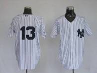 New York Yankees -13 Alex Rodriguez Stitched White MLB Jersey