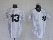 New York Yankees -13 Alex Rodriguez Stitched White MLB Jersey