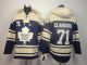 Toronto Maple Leafs -71 David Clarkson Blue Sawyer Hooded Sweatshirt Stitched NHL Jersey