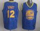 Golden State Warriors -12 Andrew Bogut Blue Crazy Light Stitched NBA Jersey