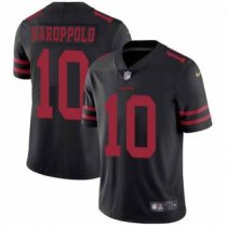 San Francisco 49ers -10 Jimmy Garoppolo Black Alternate Nike NFL Vapor Untouchable Limited Jersey
