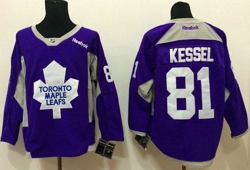 Toronto Maple Leafs -81 Phil Kessel Purple Practice Stitched NHL Jersey