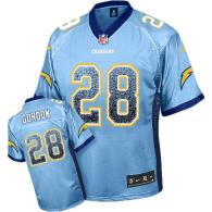 Nike San Diego Chargers #28 Melvin Gordon Electric Blue Alternate Men‘s Stitched NFL Elite Drift Fas