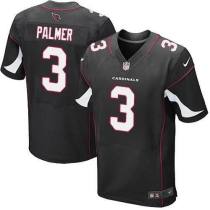 Nike Arizona Cardinals -3 Palmer Jersey Black Elite Alternate Jersey