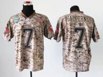 Nike San Francisco 49ers -7 Colin Kaepernick Camo Mens Stitched NFL New Elite USMC Jersey