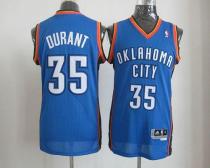 Oklahoma City Thunder -35 Kevin Durant Blue Revolution 30 Stitched NBA Jersey
