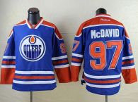 Edmonton Oilers -97 Connor McDavid Light Blue Stitched NHL Jersey