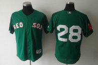 Boston Red Sox #28 Adrian Gonzalez Green Cool Base Stitched MLB Jersey