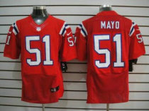Nike Patriots -51 Jerod Mayo Red Alternate Stitched NFL Elite Jersey