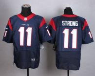 Nike Houston Texans #11 Jaelen Strong Navy Blue Team Color Men's Stitched NFL Elite Jersey
