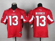 Nike Arizona Cardinals -13 Kurt Warner Red Team Color NFL Elite Jersey