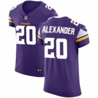 Nike Vikings -20 Mackensie Alexander Purple Team Color Stitched NFL Vapor Untouchable Elite Jersey