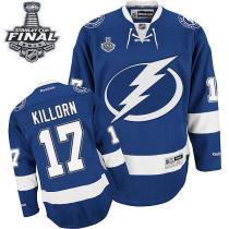 Tampa Bay Lightning -17 Alex Killorn Blue 2015 Stanley Cup Stitched NHL Jersey