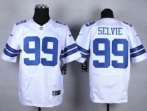 Nike Dallas Cowboys #99 George Selvie White Men's Stitched NFL Elite Jersey