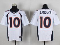 Nike Denver Broncos #10 Emmanuel Sanders White Men's Stitched NFL New Elite Jersey