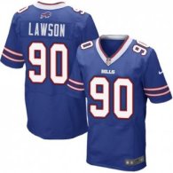Nike Bills -90 Shaq Lawson Royal Blue Team Color Stitched NFL New Elite Jersey