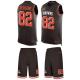 Browns -82 Ozzie Newsome Brown Team Color Stitched NFL Limited Tank Top Suit Jersey
