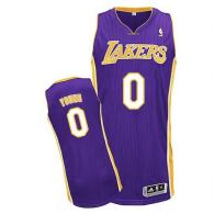 Revolution 30 Los Angeles Lakers -0 Nick Young Purple Stitched NBA Jersey