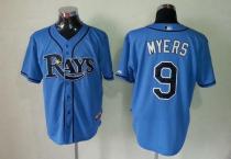 Tampa Bay Rays #9 Wil Myers Light Blue Cool Base Stitched MLB Jersey
