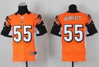 Nike Bengals -55 Vontaze Burfict Orange Alternate Men's Stitched NFL Elite Jersey