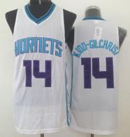 Revolution 30 Charlotte Hornets -14 Michael Kidd-Gilchrist White Stitched NBA Jersey