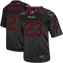 Nike Houston Texans -23 Arian Foster New Lights Out Black Mens Stitched NFL Elite Jersey
