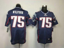 Nike Patriots -75 Vince Wilfork Navy Blue Team Color Stitched NFL Elite Jersey