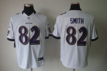 Nike Ravens -82 Torrey Smith White Men Stitched NFL Limited Jersey