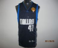 Dallas Mavericks 2011 Finals Patch -41 Dirk Nowitzki Blue Stitched NBA Jersey