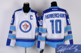 Autographed Winnipeg Jets -10 Dale Hawerchuk Stitched White 2011 Style NHL Jersey