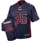 Nike Houston Texans #36 DJ Swearinger Navy Blue Team Color Men's Stitched NFL Elite Drift Fashion Je
