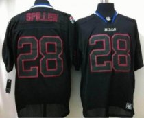 2012 NEW NFL Buffalo Bills 28 CJ Spiller Lights Out Black Elite Jerseys