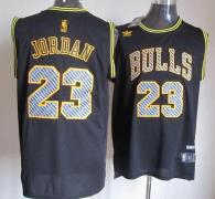 Chicago Bulls -23 Michael Jordan Black Electricity Fashion Stitched NBA Jersey